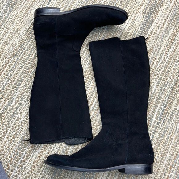 MICHAEL PASINKOFF Black Suede Boots - Picture 1 of 5